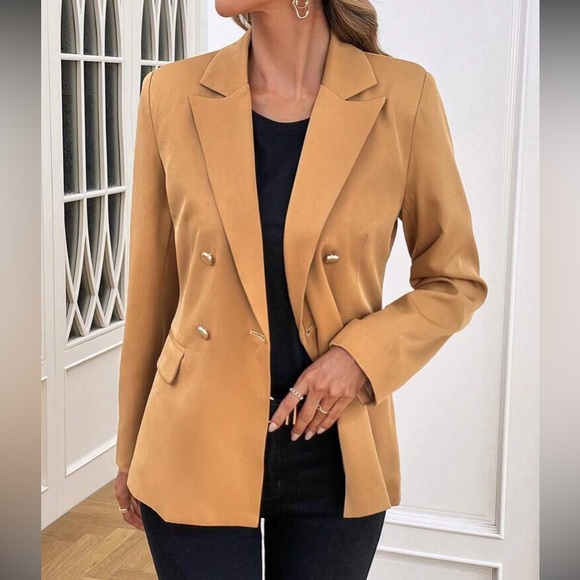 Classic Button Work Jacket Coat Blazer - Picture 13 of 15